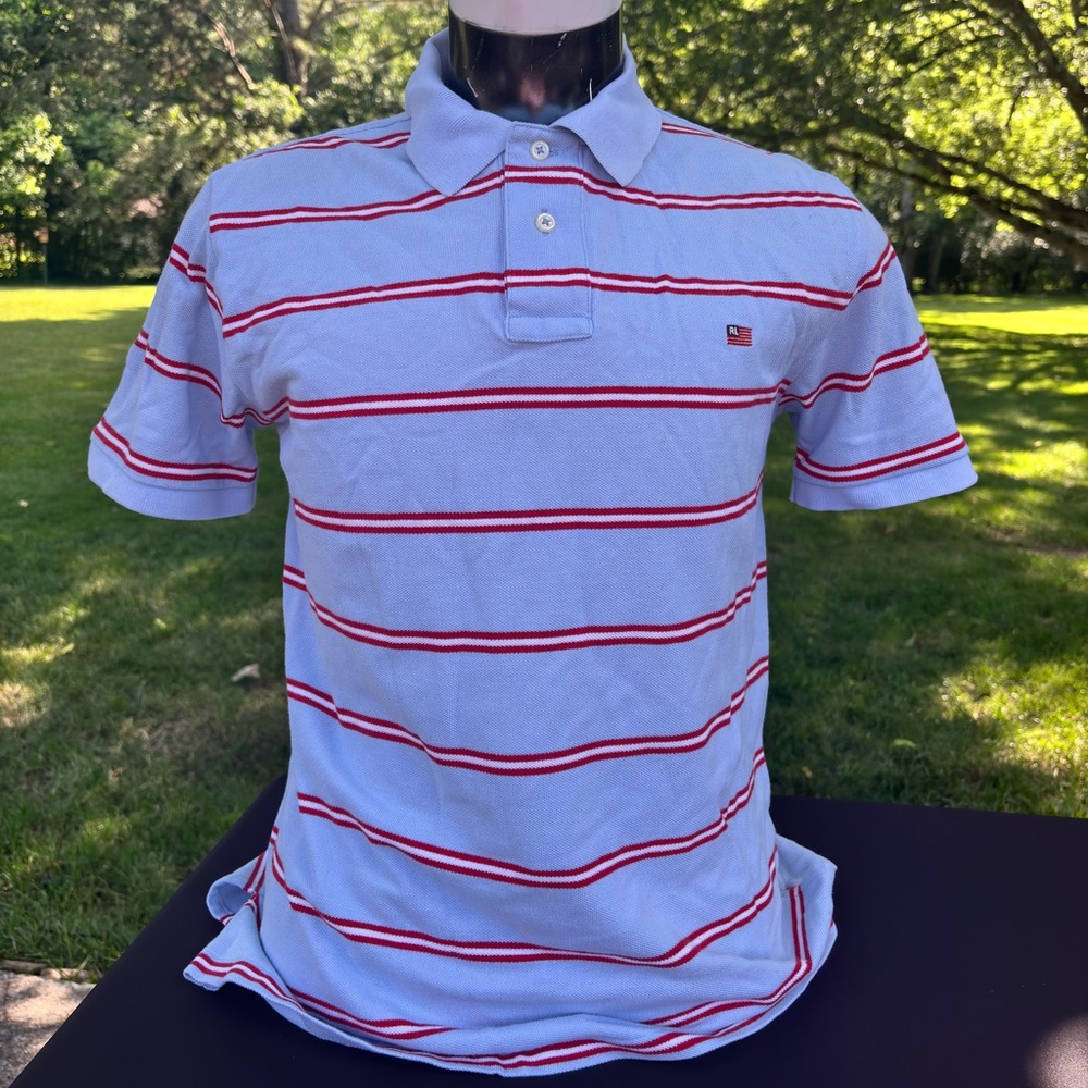 Polo by Ralph Lauren Blue and Red Polos